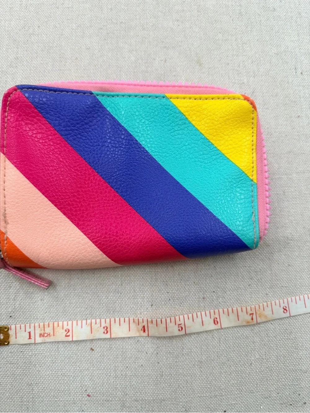 Colorblock Zip Wallet - Multicolor - Picture 2 of 5
